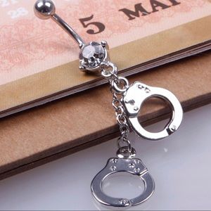 Handcuffs belly ring